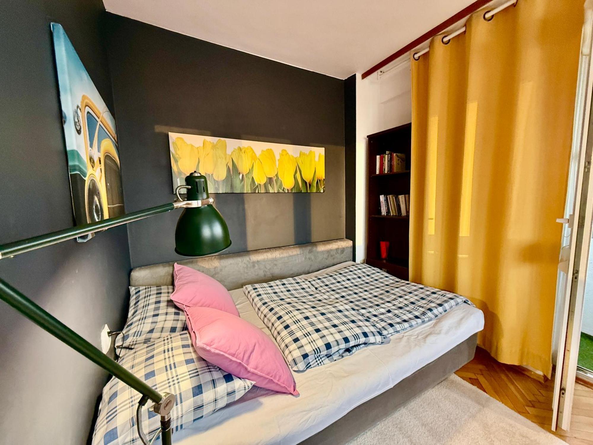 Super Apartment Yellow 2X Metro Fast Wifi 1 Gbs Netflix Panorama Miasta ワルシャワ エクステリア 写真